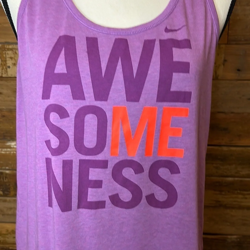 Nike Women's Awesomeness Purple Racerback Tank